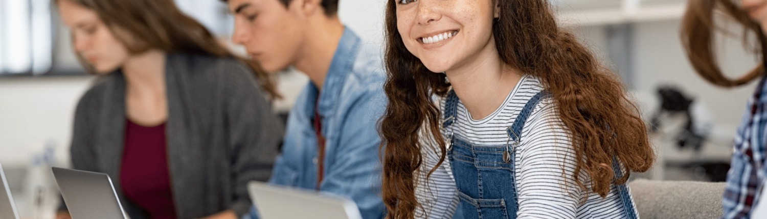 Students taking digital SAT